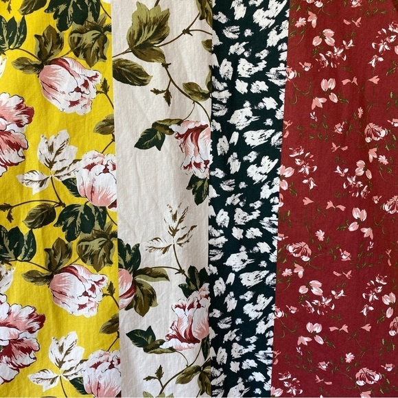 dRA Los Angeles Mojito Floral Patchwork ColorBlock Top - Picture 4 of 9